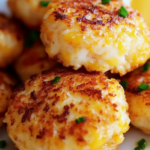 Cheddar Bay Crab Cakes with Lemon Butter Drizzle – A Restaurant-Worthy Delight!