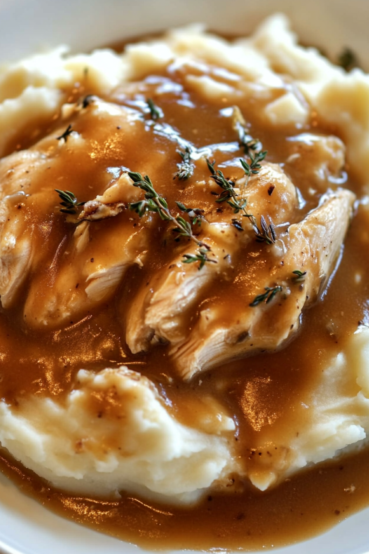 Stovetop Chicken and Gravy Over Mashed Potatoes – The Ultimate Comfort Meal