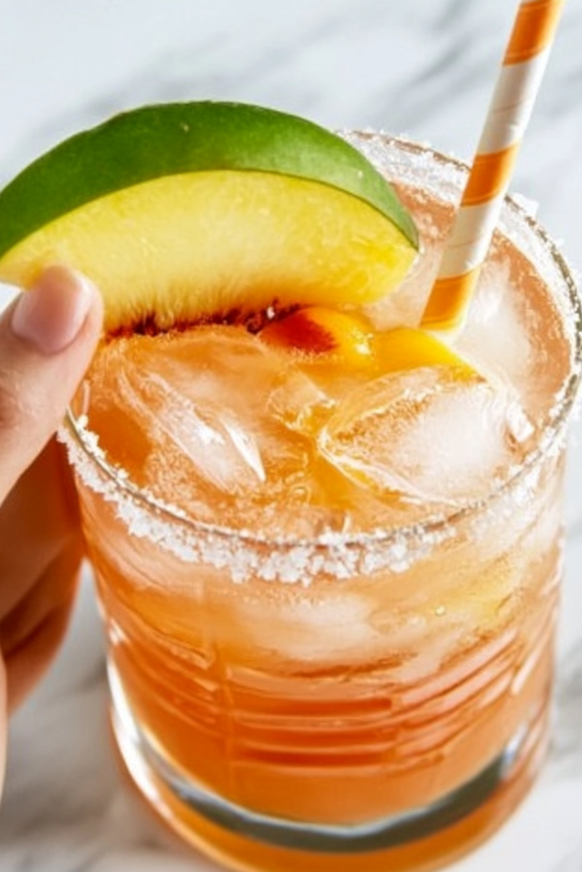 The Easiest Peach Margarita – Just 4 Ingredients!