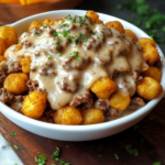 Tater Tot Breakfast Bowl with Sausage Gravy – The Ultimate Comfort Meal