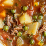 Hearty & Comforting Vegetable Beef Soup – A Cozy Classic