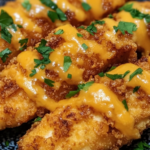 Crispy Cheddar Chicken – A Golden, Cheesy Delight