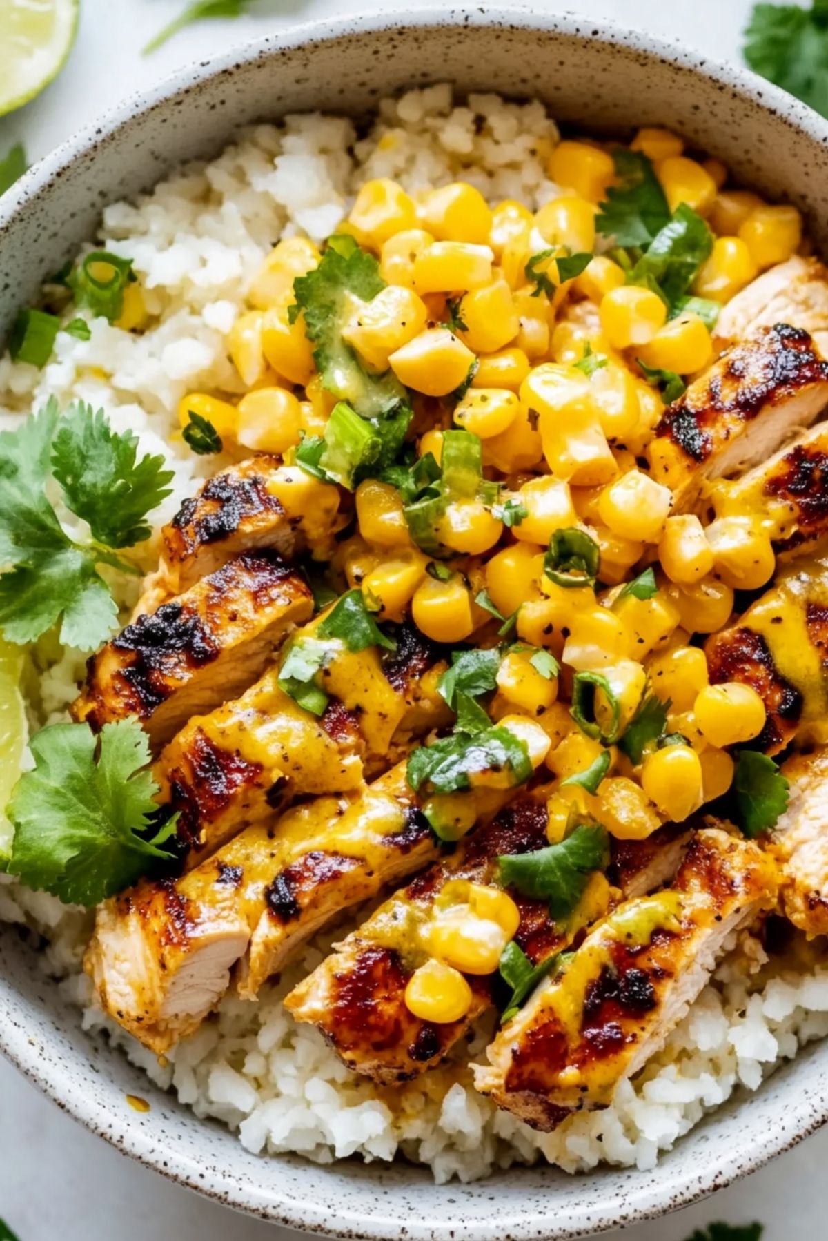 Mexican Street Corn Chicken Bowl