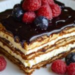 No Bake Eclair Cake