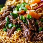 Slow Cooker Beef Ramen Noodles