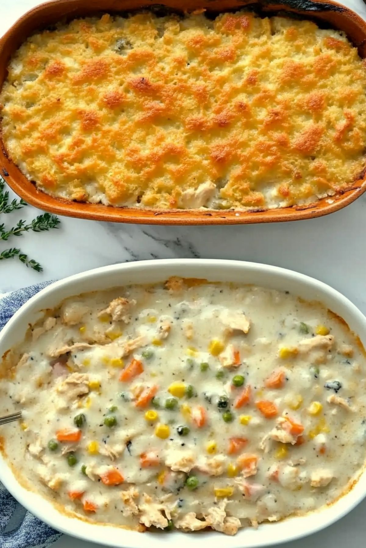 Easy Chicken Cobbler Dinner Casserole