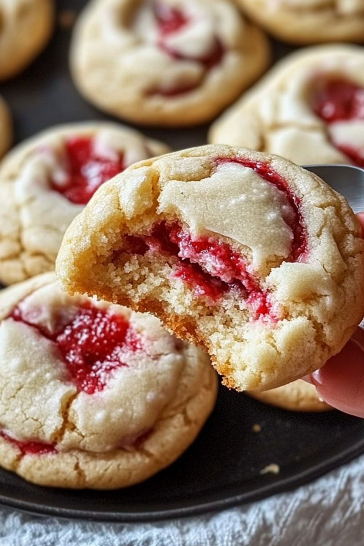 Strawberry Cheesecake Stuffed Cookies – A Sweet Surprise in Every Bite