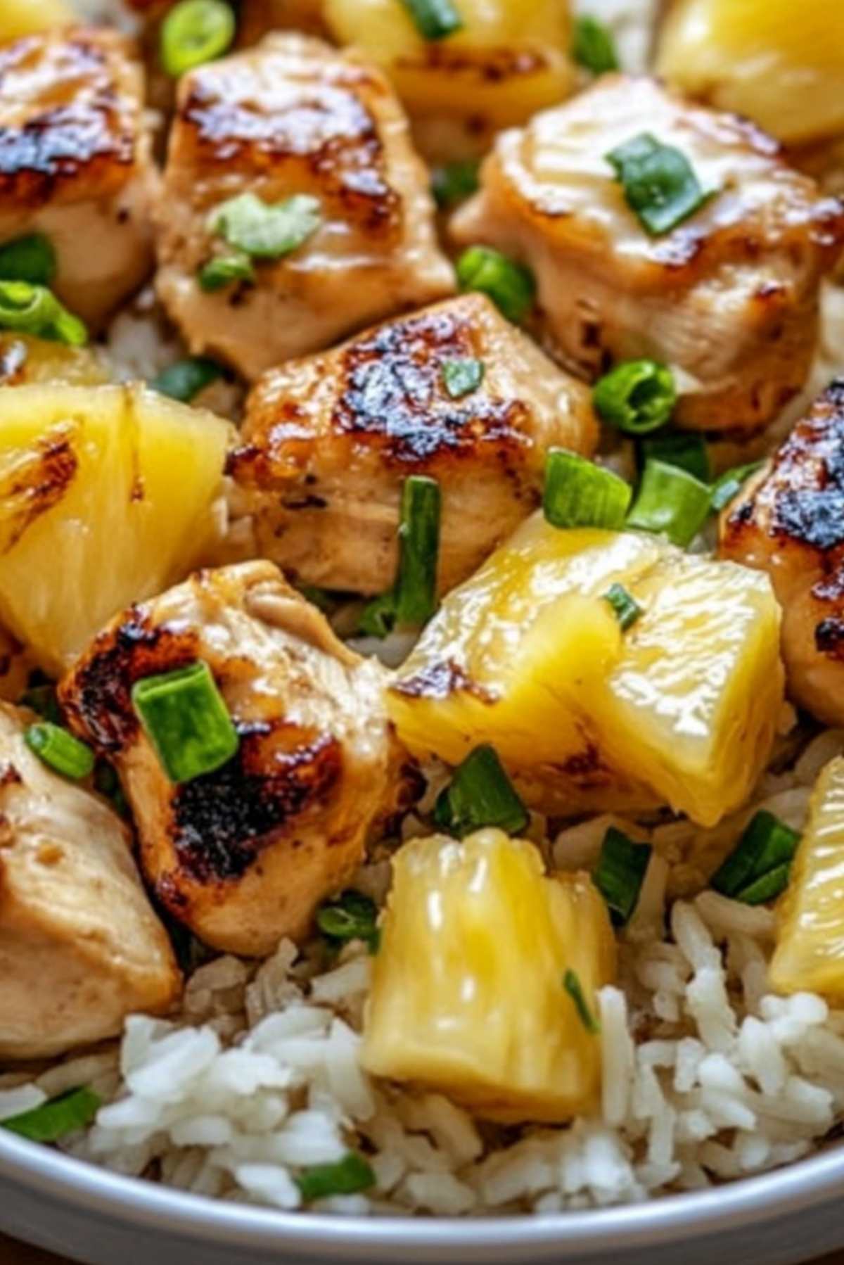 Sweet and Savory Pineapple Chicken and Rice