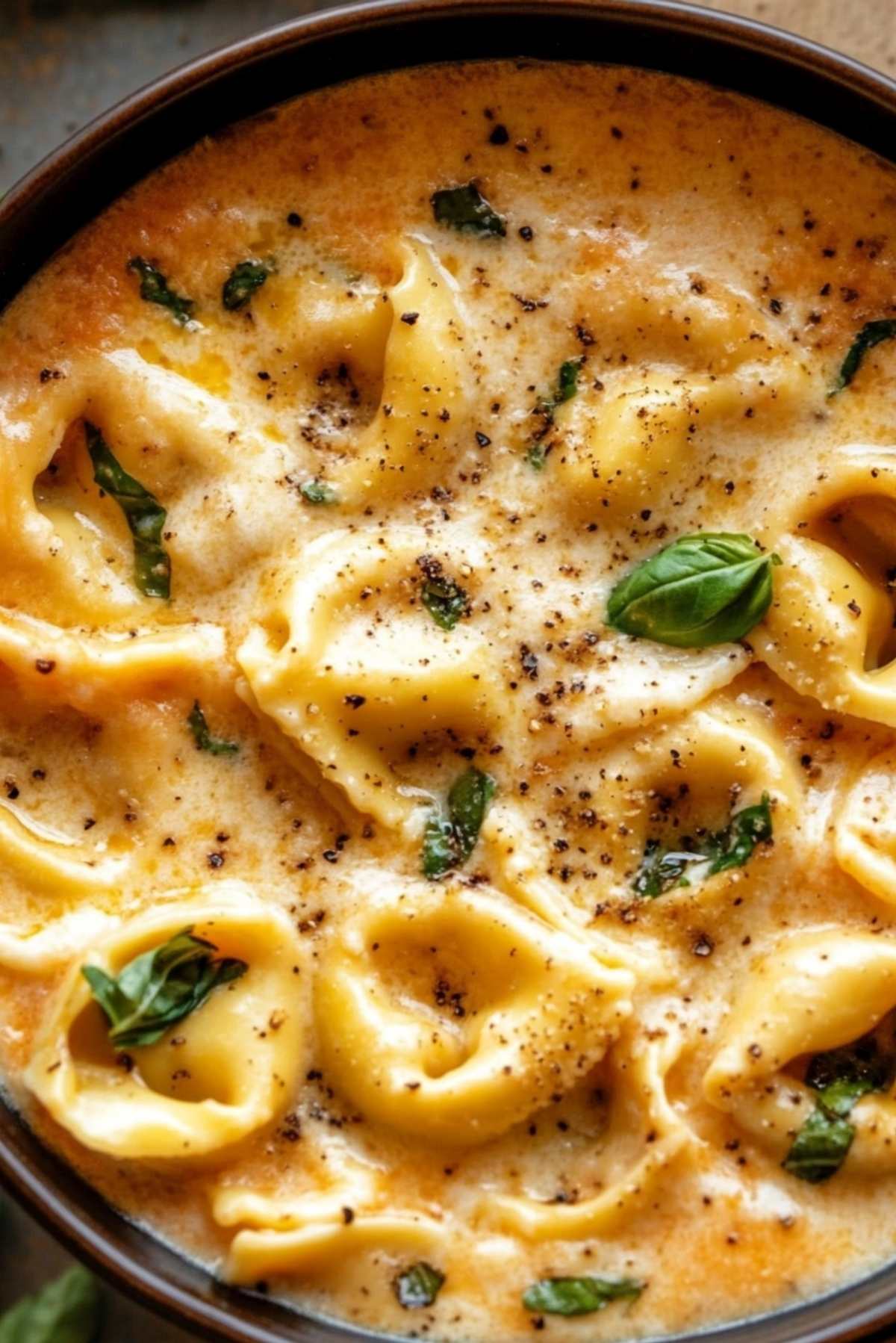 Creamy Crockpot TortelliniCreamy Crockpot Tortellini