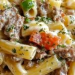 Philly Cheesesteak Pasta