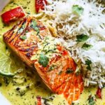 Salmon in Coconut Lime Indian Curry