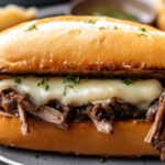 Slow Cooker French Dip Sandwiches