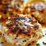 Cheddar Bay Crab Cakes with Lemon Butter Drizzle