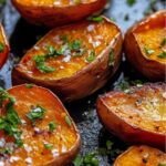 Garlic Butter Roasted Sweet Potatoes – A Savory, Sweet Side Dish You'll Love