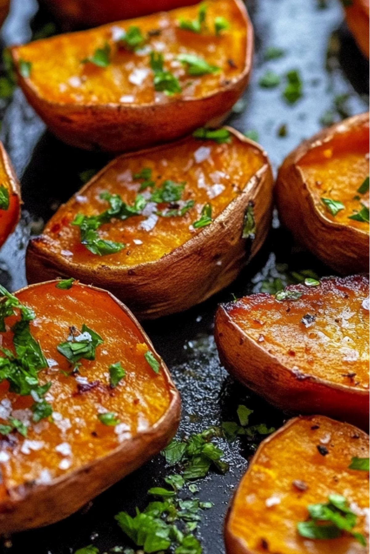 Garlic Butter Roasted Sweet Potatoes – A Savory, Sweet Side Dish You'll Love