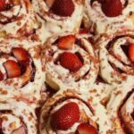 Strawberry Cheesecake Cinnamon Rolls