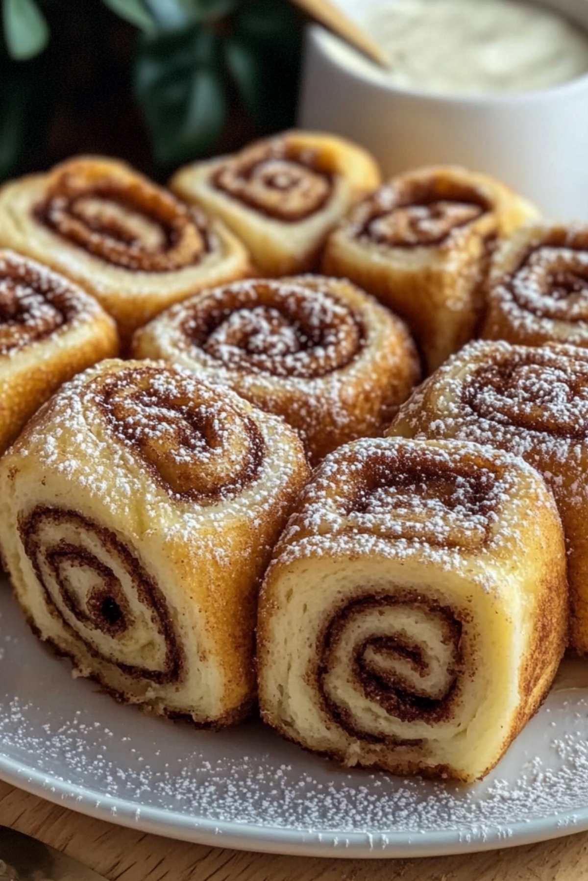 Cinnamon Roll French Toast Roll-Ups