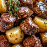 Slow Cooker Garlic Butter Beef Bites & Potatoes: Effortless Comfort in Every Bite