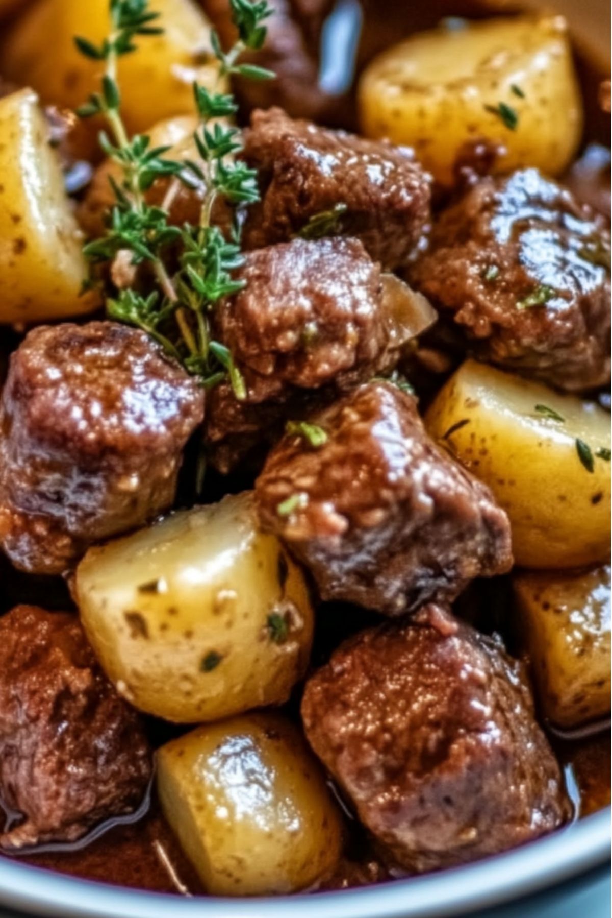 Slow Cooker Garlic Butter Beef Bites & Potatoes: Effortless Comfort in Every Bite