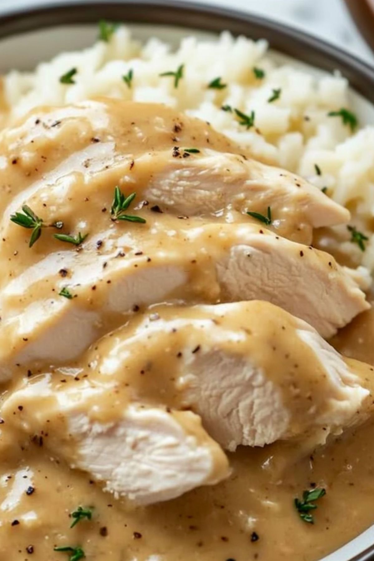 Slow Cooker Chicken and Gravy