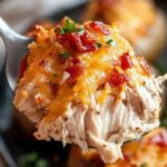 Crack Chicken Stuffed Baked Potatoes