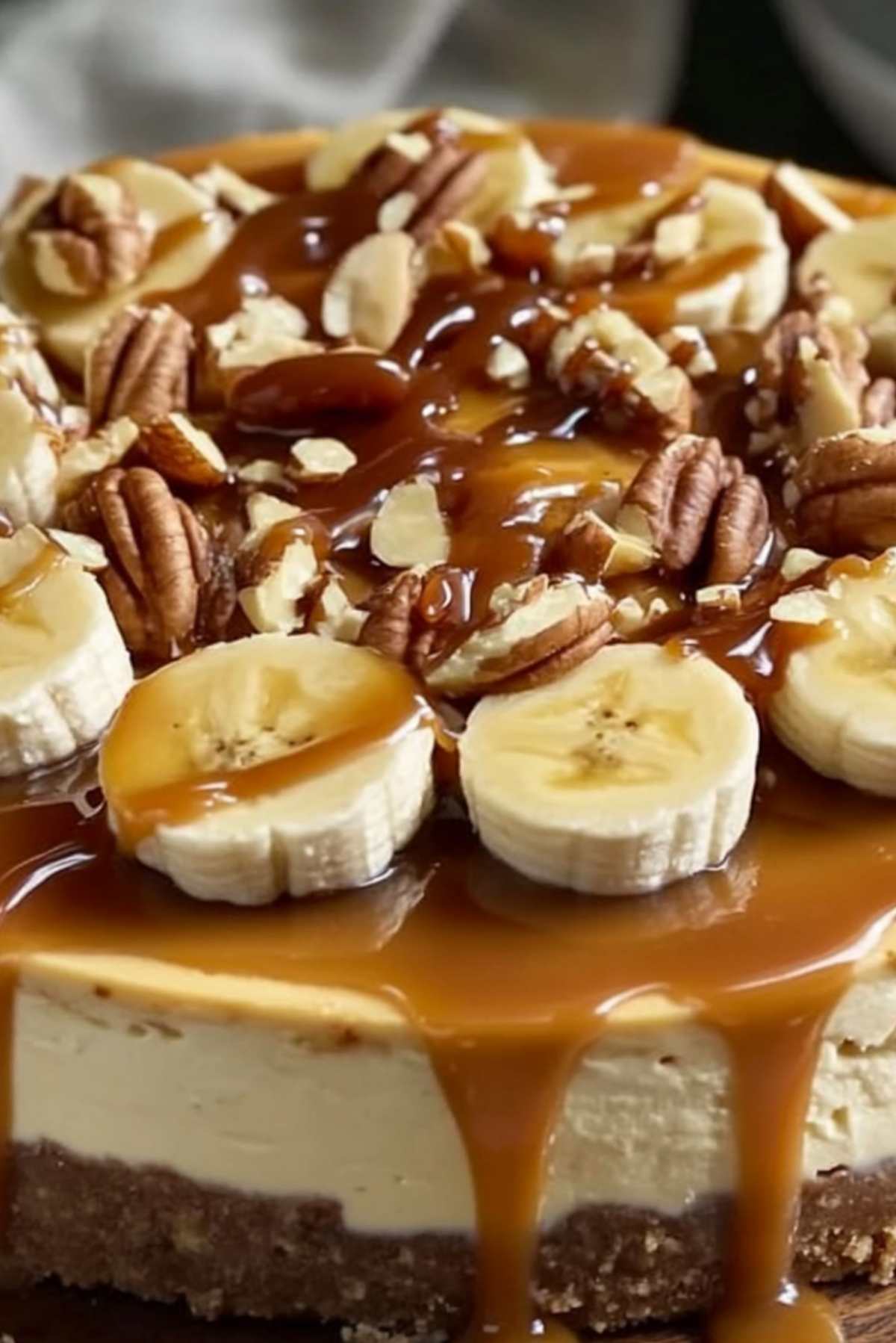 Banana Caramel Nut Cheesecake: A Heavenly, Decadent Dessert