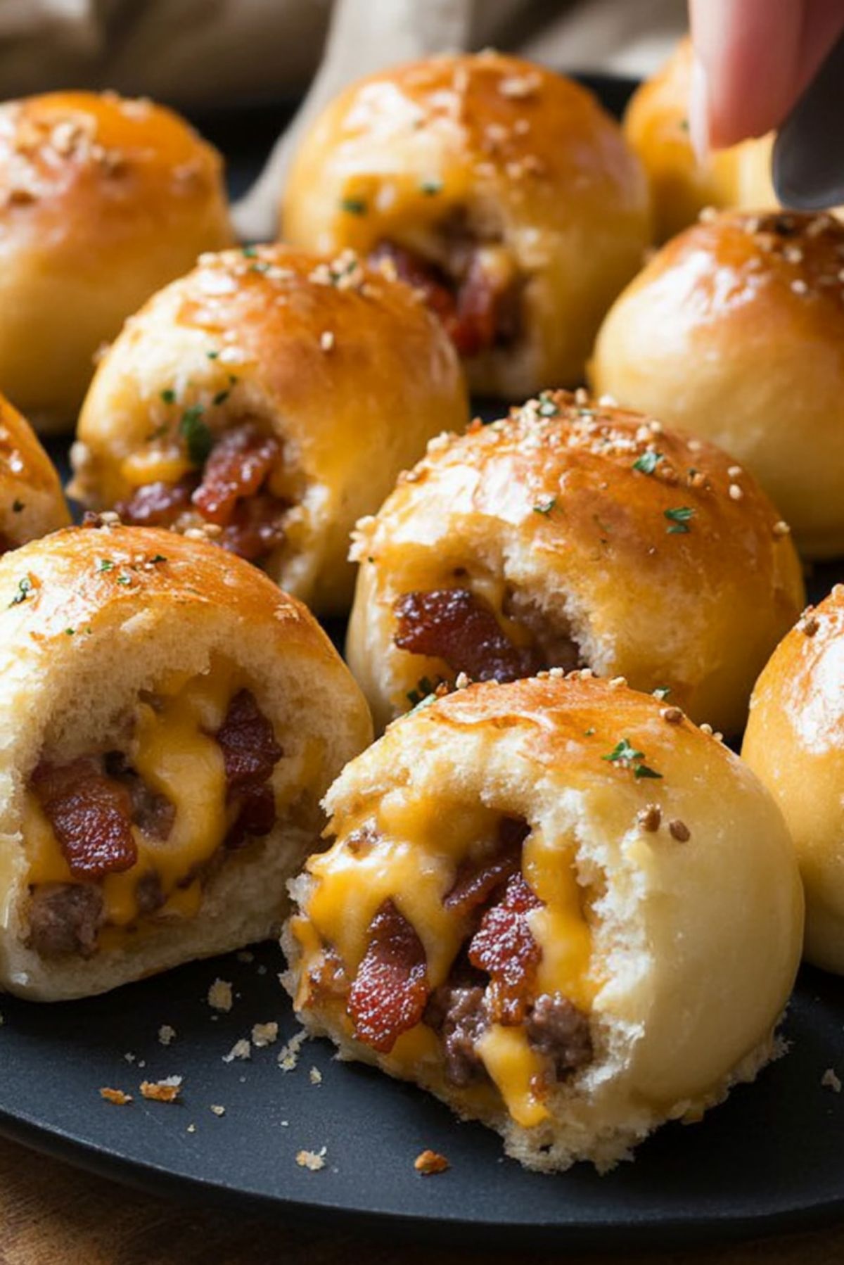 Bacon Cheeseburger Bombs