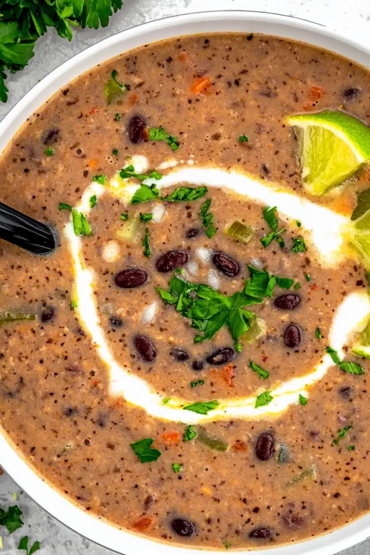 Creamy Black Bean Soup: A Hearty, Flavorful Bowl of Comfort