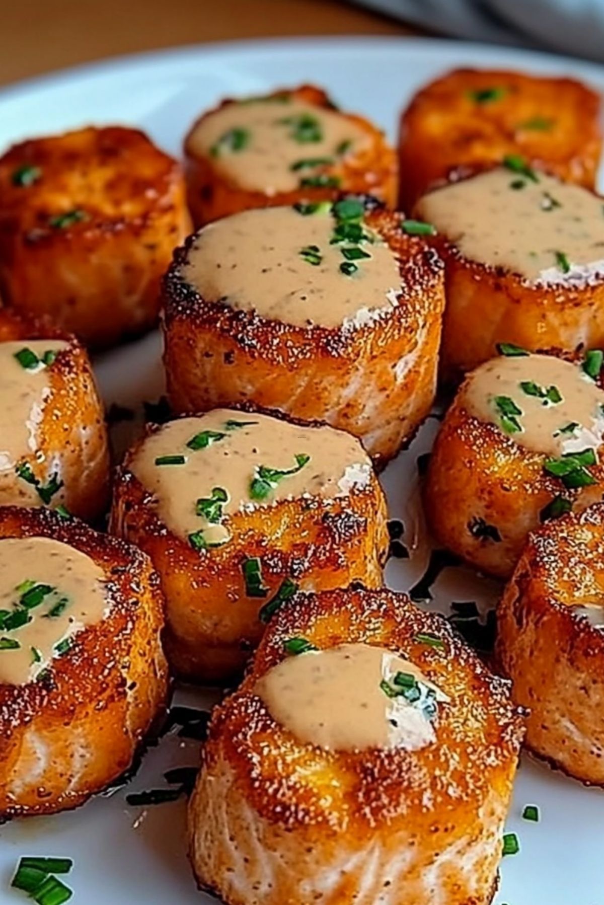 Crispy Bang Bang Salmon Bites