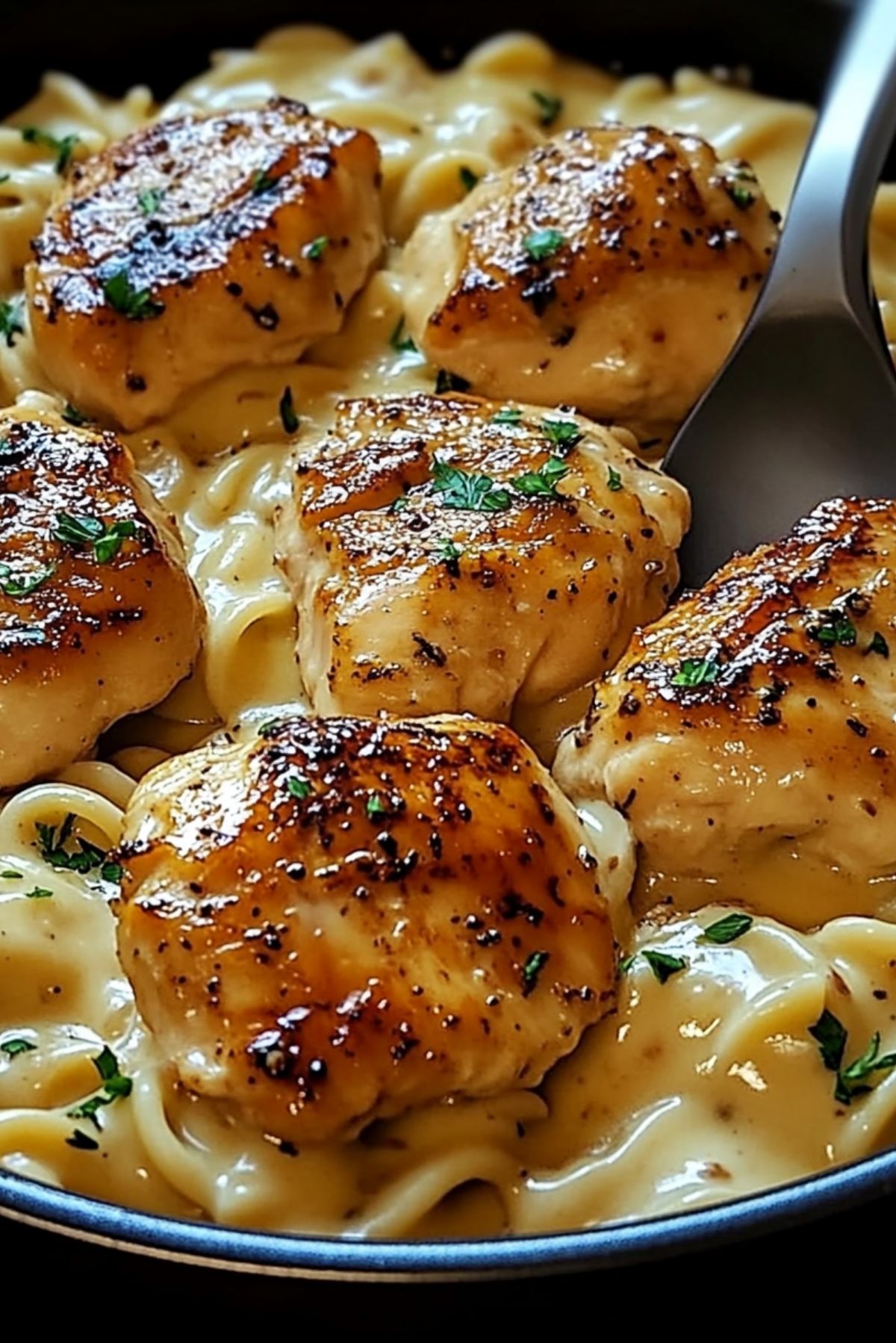 Cozy One-Pan Chicken with Buttered Noodles