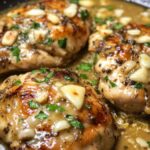 Rustic Roasted Garlic Chicken with Asiago Gravy