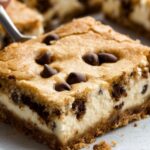 Chocolate Chip Cookie Cheesecake Bars