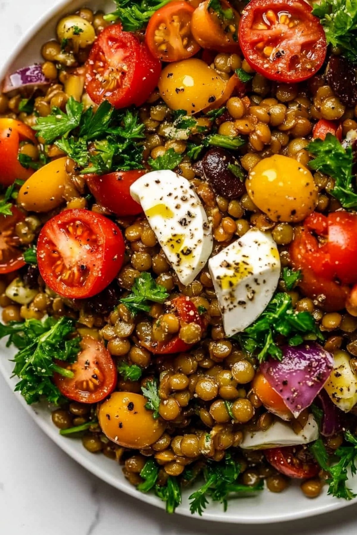 Mediterranean Lentil Salad: Fresh, Healthy, and Full of Flavor