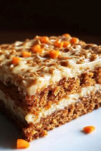 Flourless Oatmeal Carrot Cake